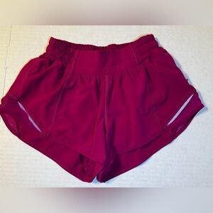 Lululemon Hotty Hot Running Shorts Pink Size 2